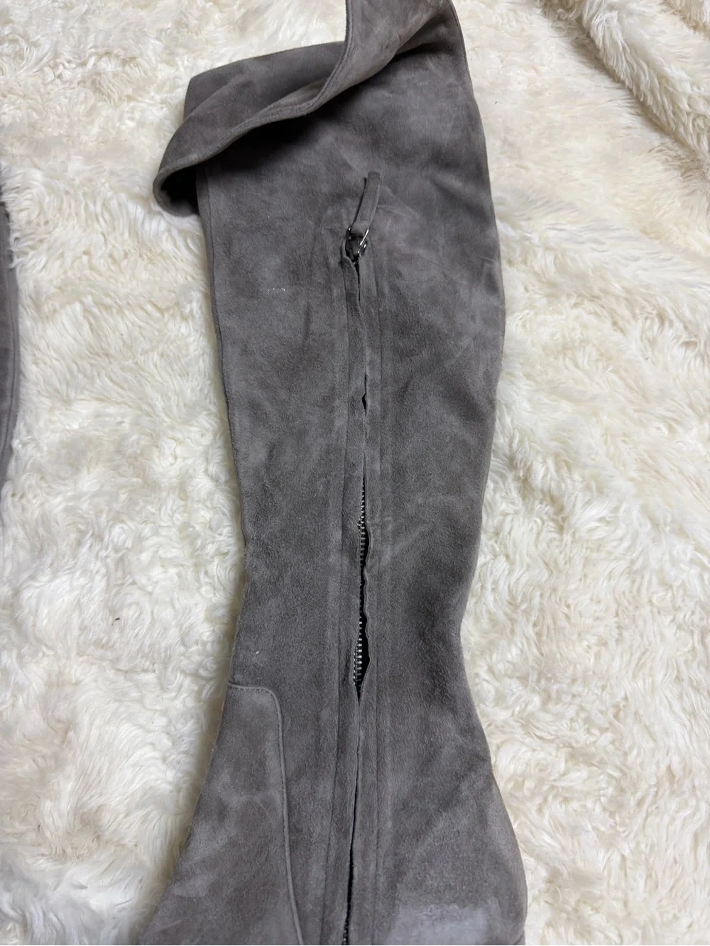VERO CUOIO Women Soft Suede Thigh High Boots Size 5/ 35